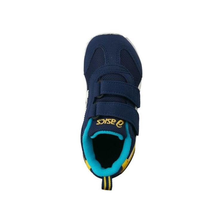 Lookbook 嬰童 Asics Idaho Baby 舒適 耐磨透氣 低幫 學步鞋 深藍色