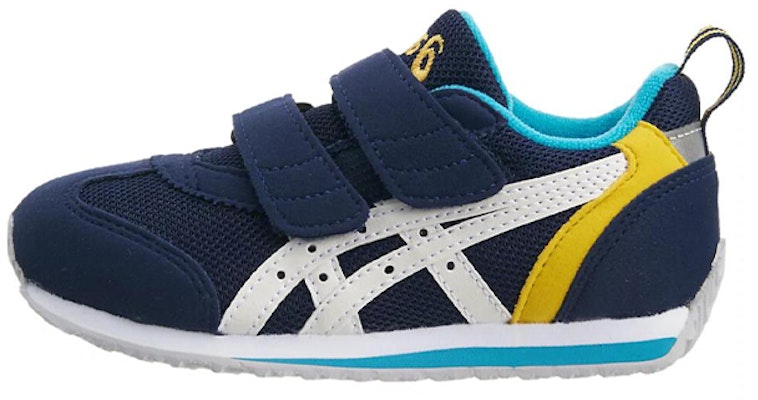 (Preschool) ASICS Idaho Mini 3 K Blue//Yellow 'White' TUM186-5001 Buy (Preschool) ASICS Idaho Mini 3 K Blue//Yellow 'White' TUM186-5001