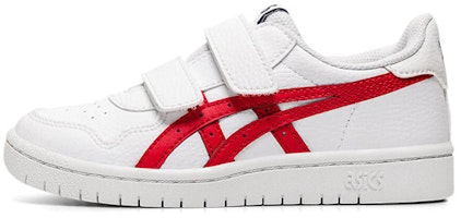 (Preschool) ASICS Japan S 'White Classic Red' 1194A077-101 (Preschool) ASICS Japan S 'White Classic Red' 1194A077-101