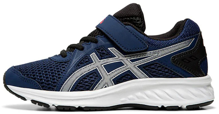 (Preschool) ASICS Jolt 2 Dark Blue/Silvery 'Silver' 1014A034-406 Buy (Preschool) ASICS Jolt 2 Dark Blue/Silvery 'Silver' 1014A034-406