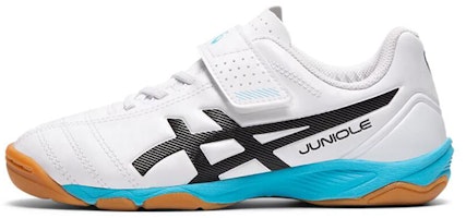 (Preschool) ASICS Juniole 5 In K /Black/Blue 'White' 1104A010-102 (Preschool) ASICS Juniole 5 In K /Black/Blue 'White' 1104A010-102