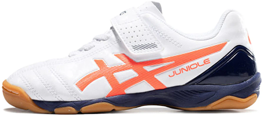 (Preschool) ASICS Juniole 5 In White/Orange/Blue 1104A010-100 Buy (Preschool) ASICS Juniole 5 In White/Orange/Blue 1104A010-100