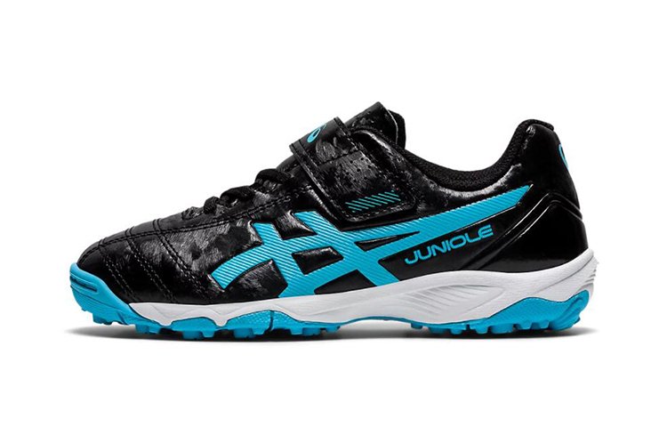 (Preschool) ASICS Juniole 5 TF Turf K Black/Blue 1104A009-005