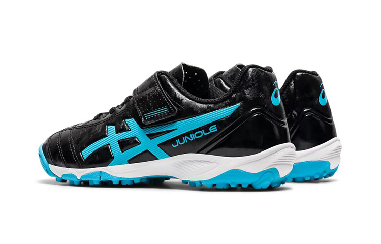 Shop Asics Juniole 5 TF 中童 運動鞋 黑藍
