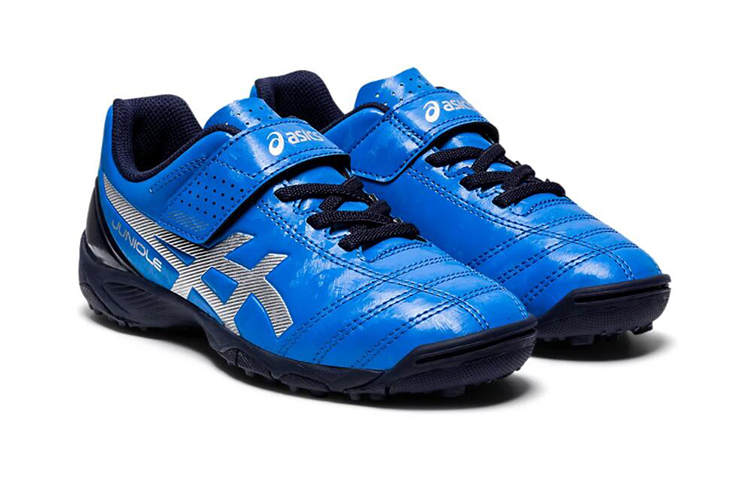 Lookbook Asics Juniole 5 TF 中童 跑步鞋 藍灰