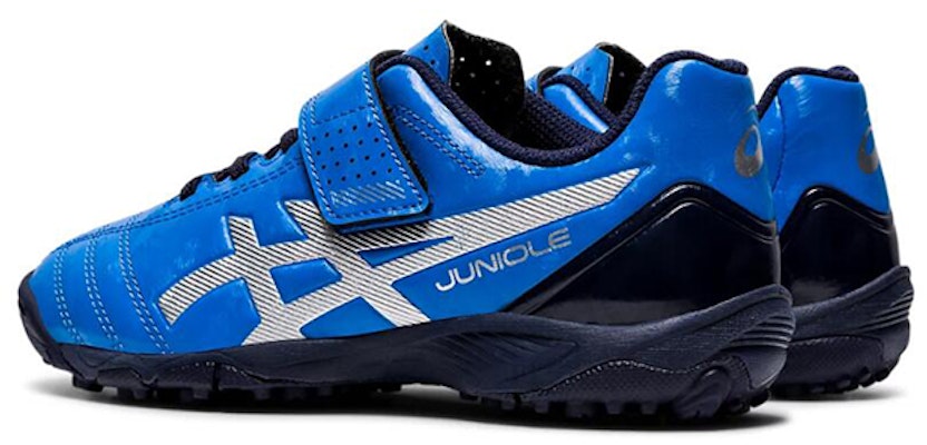 Asics Juniole 5 TF 中童 跑步鞋 藍灰 Shop Asics Juniole 5 TF 中童 跑步鞋 藍灰
