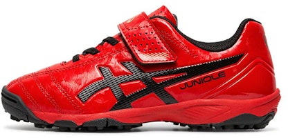 (Preschool) ASICS Juniole 5 TF Turf K Red/Black 1104A009-600 (Preschool) ASICS Juniole 5 TF Turf K Red/Black 1104A009-600