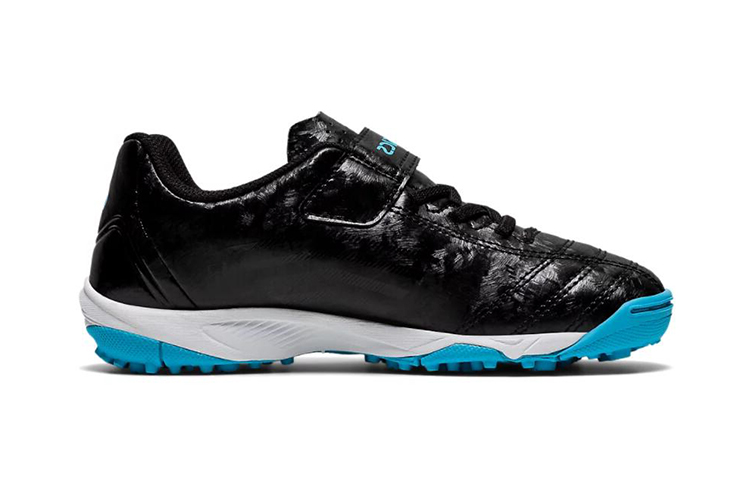 Order (Preschool) ASICS Juniole 5 TF Turf K Black/Blue 1104A009-005