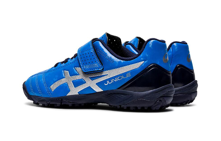 Shop (Preschool) ASICS Juniole 5 TF Turf K Blue/Grey 1104A009-400