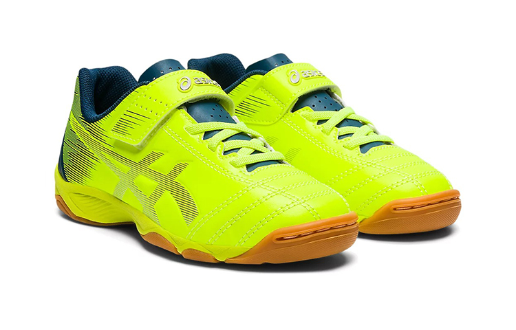 Lookbook 中童 Asics Juniole 6 In 耐磨防滑 魔術貼便鞋 螢光黃