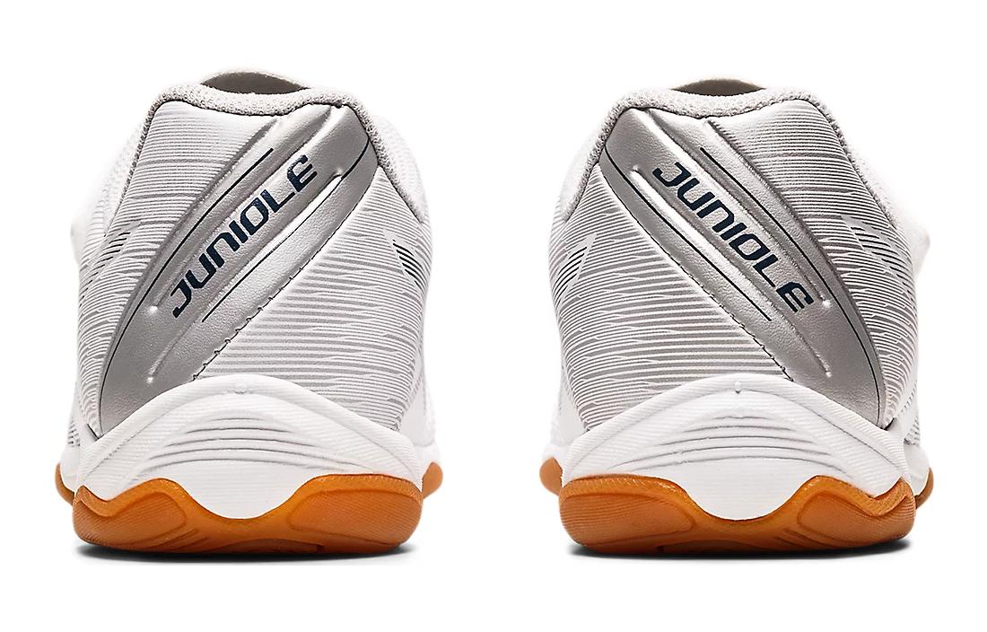 Details for 兒童 Asics Junior 6 舒適 耐磨輕便 低筒 兒童足球鞋 銀白色 日版