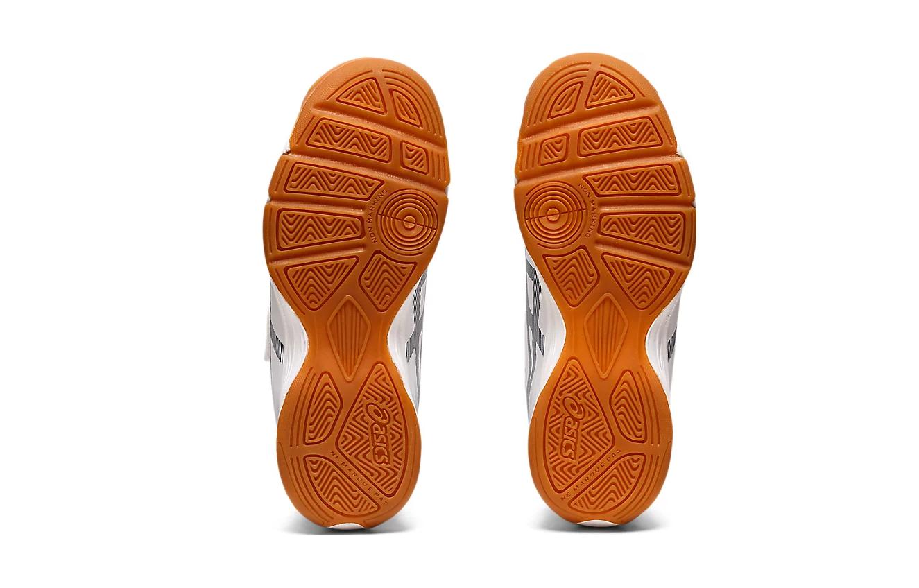 Sizing 兒童 Asics Junior 6 舒適 耐磨輕便 低筒 兒童足球鞋 銀白色 日版