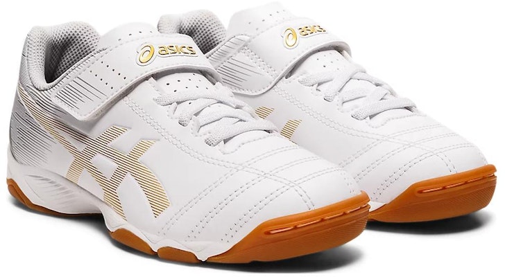 兒童 Asics Juniole 6 舒適 耐磨輕便 低幫 兒童足球鞋 白金色 Lookbook 兒童 Asics Juniole 6 舒適 耐磨輕便 低幫 兒童足球鞋 白金色