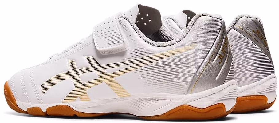 兒童 Asics Juniole 6 舒適 耐磨輕便 低幫 兒童足球鞋 白金色 Shop 兒童 Asics Juniole 6 舒適 耐磨輕便 低幫 兒童足球鞋 白金色