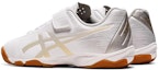 Shop 兒童 Asics Juniole 6 舒適 耐磨輕便 低幫 兒童足球鞋 白金色