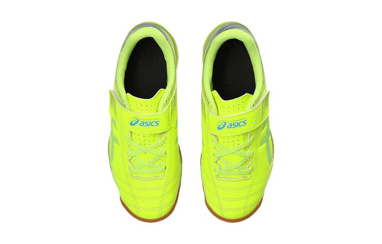 Lookbook 兒童 Asics Juniole 6 IN 人造草地萬用 防滑耐磨 低筒 兒童足球鞋 黃色
