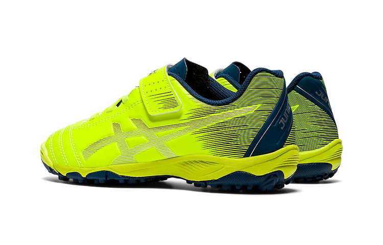 Shop 中童 Asics Juniole 6 TF 耐磨防滑 低筒休閒跑步鞋 螢光黃