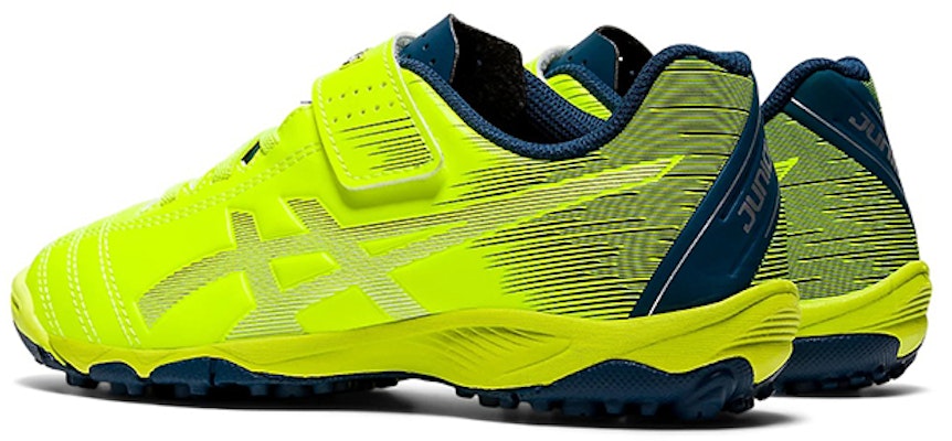 中童 Asics Juniole 6 TF 耐磨防滑 低筒休閒跑步鞋 螢光黃 Shop 中童 Asics Juniole 6 TF 耐磨防滑 低筒休閒跑步鞋 螢光黃