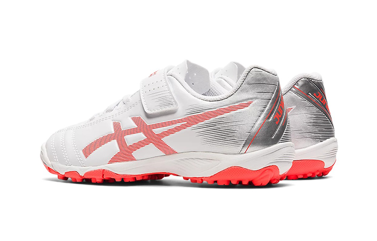 Shop (PS) アシックス ジュニア6 TF 白珊瑚ピンク 1104A045-101