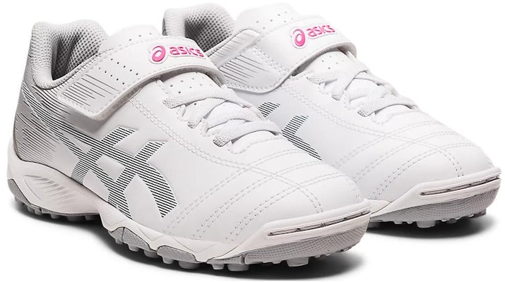 兒童 Asics Juniole 6 TF 舒適 透氣耐磨 低幫 兒童足球鞋 白灰色 日版 Lookbook 兒童 Asics Juniole 6 TF 舒適 透氣耐磨 低幫 兒童足球鞋 白灰色 日版