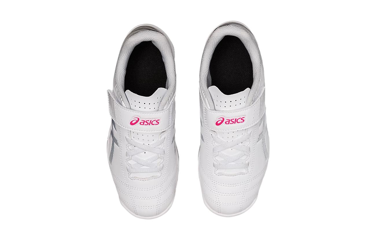 Purchase 兒童 Asics Juniole 6 TF 舒適 透氣耐磨 低幫 兒童足球鞋 白灰色 日版