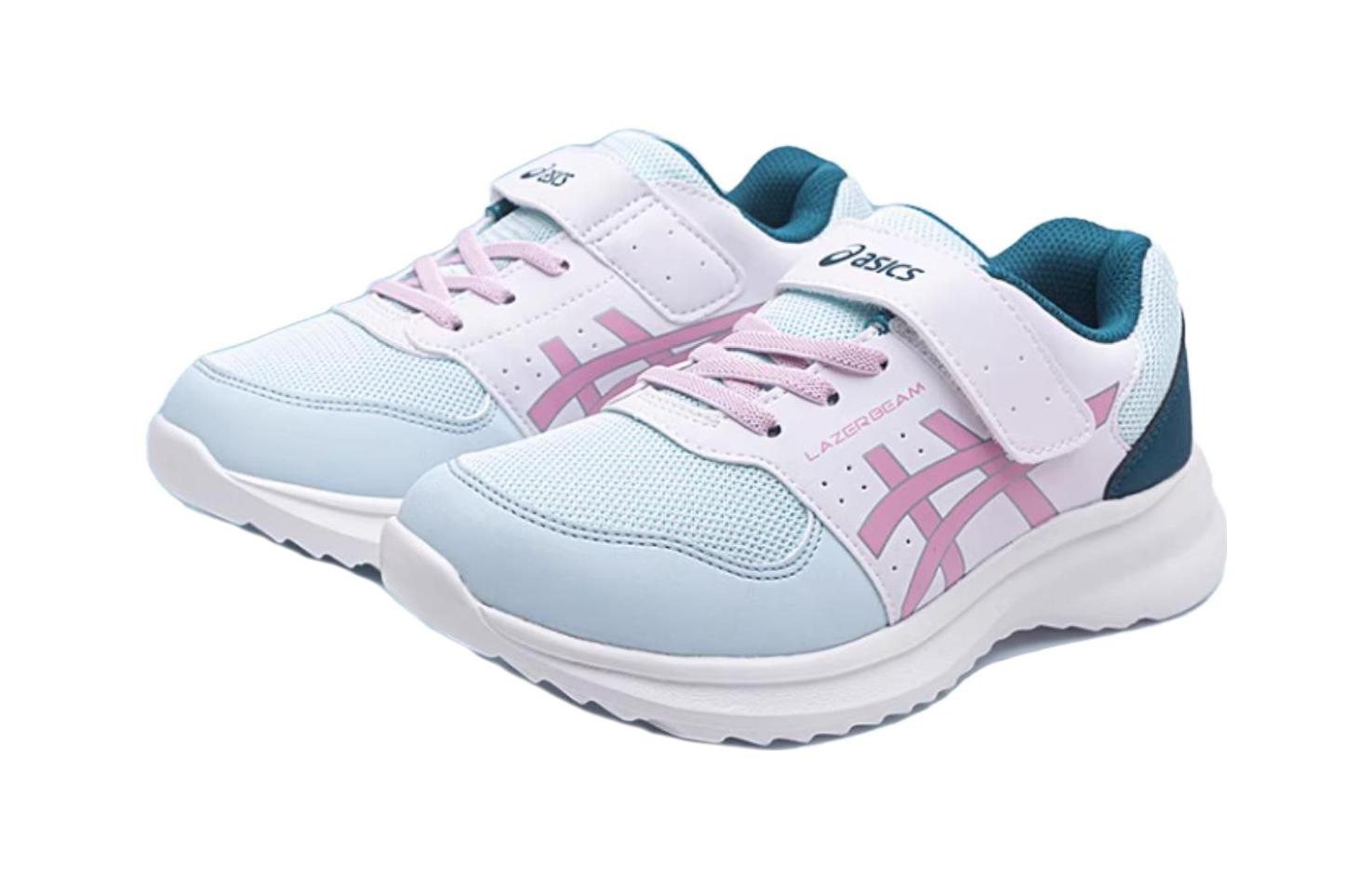Order (PS) Zapatillas ASICS LaserBeam MI-MG 'Azul Blanco Rosa' 1154A154-401