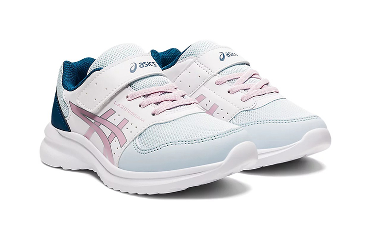 Shop (PS) Zapatillas ASICS LaserBeam MI-MG 'Azul Blanco Rosa' 1154A154-401