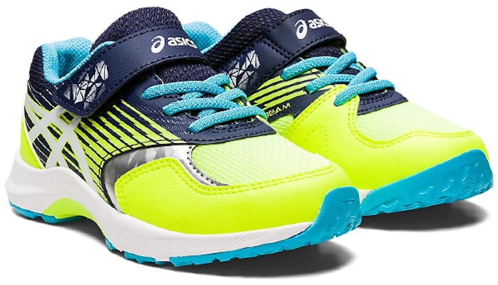 (Preschool) ASICS Lazerbeam KB-MG 'Fluorescent Green Blue' 1154A140-750 Lookbook (Preschool) ASICS Lazerbeam KB-MG 'Fluorescent Green Blue' 1154A140-750
