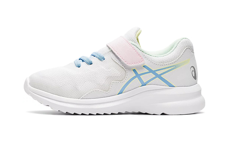 Buy (Preschool) ASICS Lazerbeam Mg-Mg 'White Blue' 1154A112-101