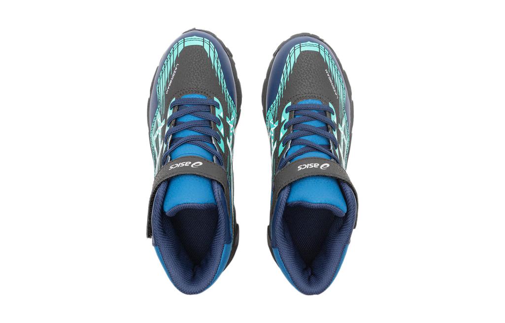 Lookbook 兒童 Asics 簡約舒適 減震耐磨 低筒 兒童跑步鞋 藍色