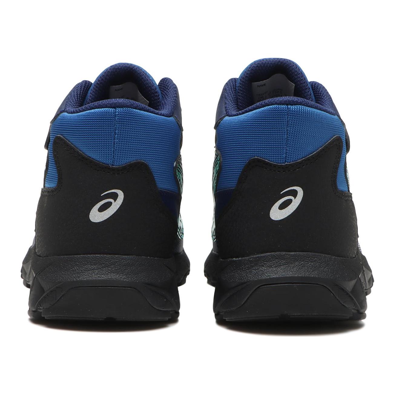 Shop 兒童 Asics 簡約舒適 減震耐磨 低筒 兒童跑步鞋 藍色