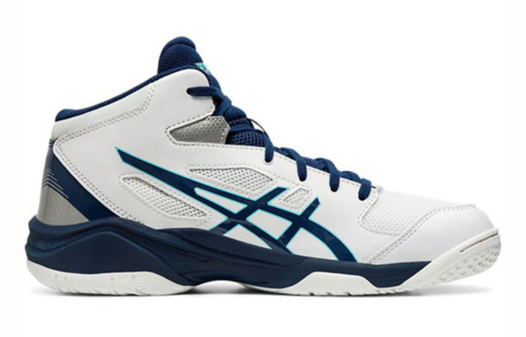 Order (PS) ASICS Zapatillas de Baloncesto Mid-Top 'Blanco Azul' TBF139-102