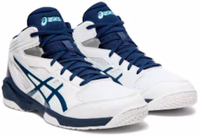 Lookbook 兒童 Asics 中幫 籃球鞋 白藍
