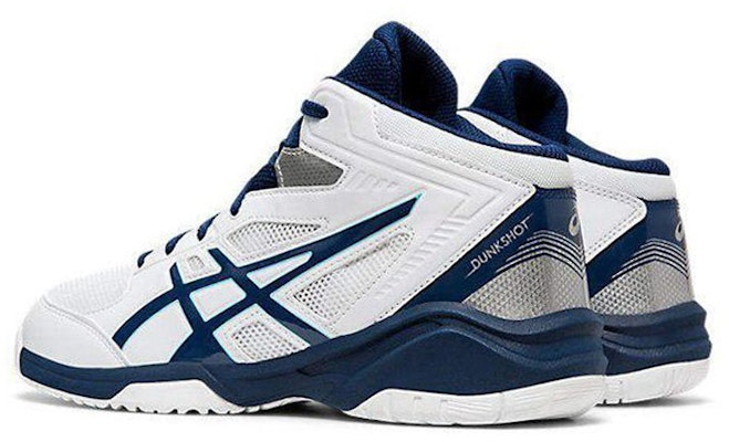 (Preschool) ASICS Mid-Top Basketball 'White Blue' TBF139-102 Shop (Preschool) ASICS Mid-Top Basketball 'White Blue' TBF139-102