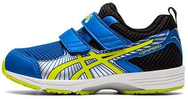 (Preschool) ASICS Mini 4 'Blue Yellow Silver' 1144A174-402 (Preschool) ASICS Mini 4 'Blue Yellow Silver' 1144A174-402