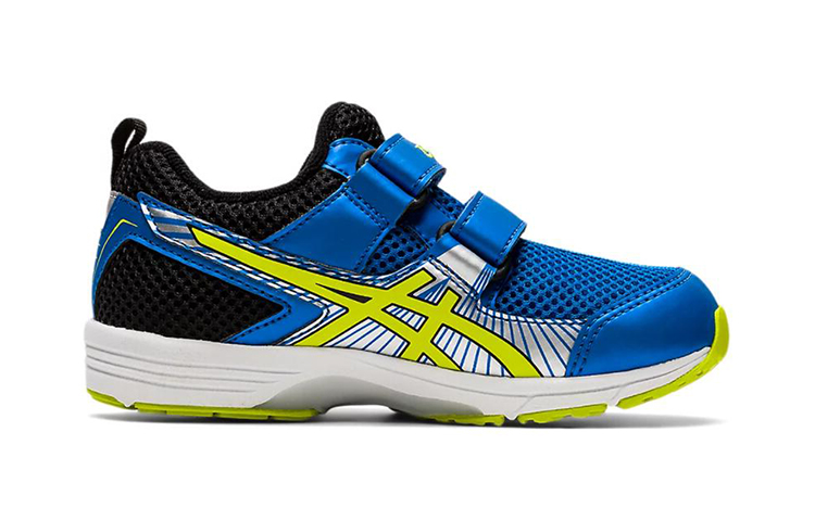 Order (PS) ASICS Mini 4 'Biru Kuning Perak' Sneakers 1144A174-402