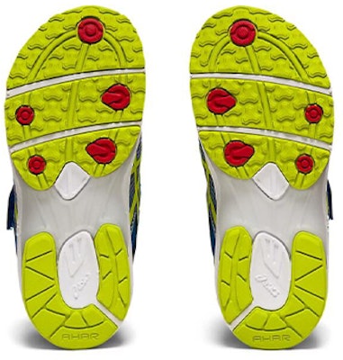 (PS) ASICS Mini 4 'Biru Kuning Perak' Sneakers 1144A174-402 Details for (PS) ASICS Mini 4 'Biru Kuning Perak' Sneakers 1144A174-402