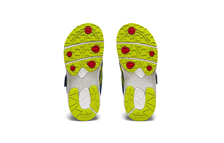 Details for (PS) ASICS Mini 4 'Biru Kuning Perak' Sneakers 1144A174-402