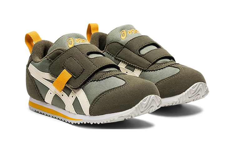 Lookbook (PS) ASICS Mini Fw Low 'Khaki Magic Tape' Sepatu Anak-Anak 1144A192-301