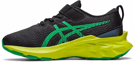 (Preschool) ASICS Novablast 2 'Black Lime Zest' 1014A236-004 (Preschool) ASICS Novablast 2 'Black Lime Zest' 1014A236-004