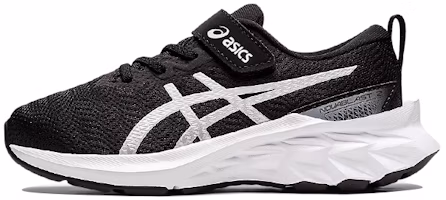 (Preschool) ASICS Novablast 2 'Black White' 1014A236-001 (Preschool) ASICS Novablast 2 'Black White' 1014A236-001