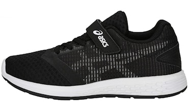 (Preschool) ASICS Patriot 10 'Black White Velcro' 1014A026-001 (Preschool) ASICS Patriot 10 'Black White Velcro' 1014A026-001