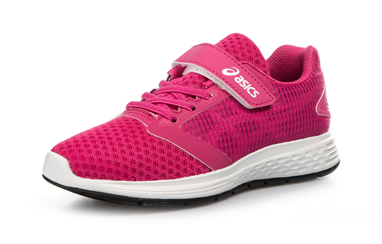 Lookbook (PS) アシックス パトリオット10 ピンク/白 ベルクロ 1014A026-500