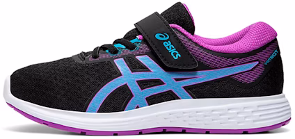 (Preschool) ASICS Patriot 11 'Black Blue Colorblock' 1014A071-001 (Preschool) ASICS Patriot 11 'Black Blue Colorblock' 1014A071-001