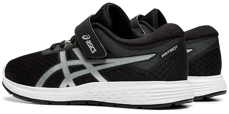(Preschool) ASICS Patriot 11 'Black Silver' 1014A071-002 Shop (Preschool) ASICS Patriot 11 'Black Silver' 1014A071-002