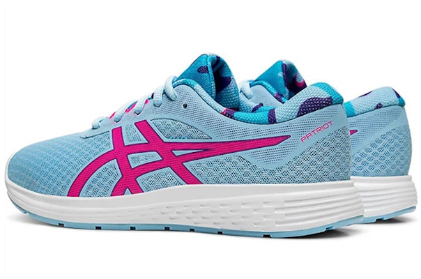 (Preschool) ASICS Patriot 11 K Sport Shoes Blue/Pink 1014A089-400 Shop (Preschool) ASICS Patriot 11 K Sport Shoes Blue/Pink 1014A089-400