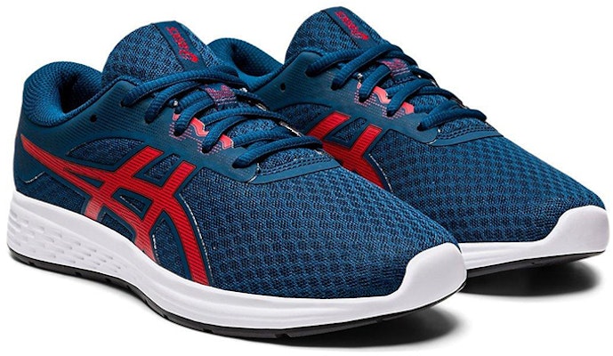 (JR) ASICS Patriot 11 Biru/Merah 1014A070-403 Lookbook (JR) ASICS Patriot 11 Biru/Merah 1014A070-403