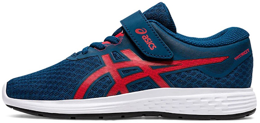 (Preschool) ASICS Patriot 11 'Navy Red Velcro' 1014A071-403 Buy (Preschool) ASICS Patriot 11 'Navy Red Velcro' 1014A071-403