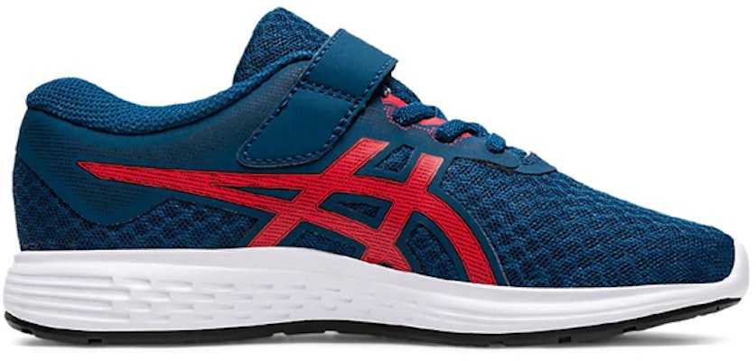 (Preschool) ASICS Patriot 11 'Navy Red Velcro' 1014A071-403 Order (Preschool) ASICS Patriot 11 'Navy Red Velcro' 1014A071-403