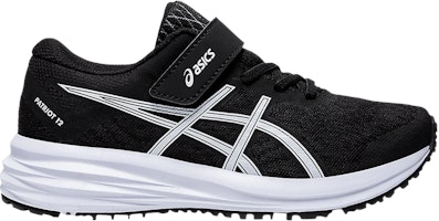 (Preschool) ASICS Patriot 12 'Black White' 1014A138-001 (Preschool) ASICS Patriot 12 'Black White' 1014A138-001